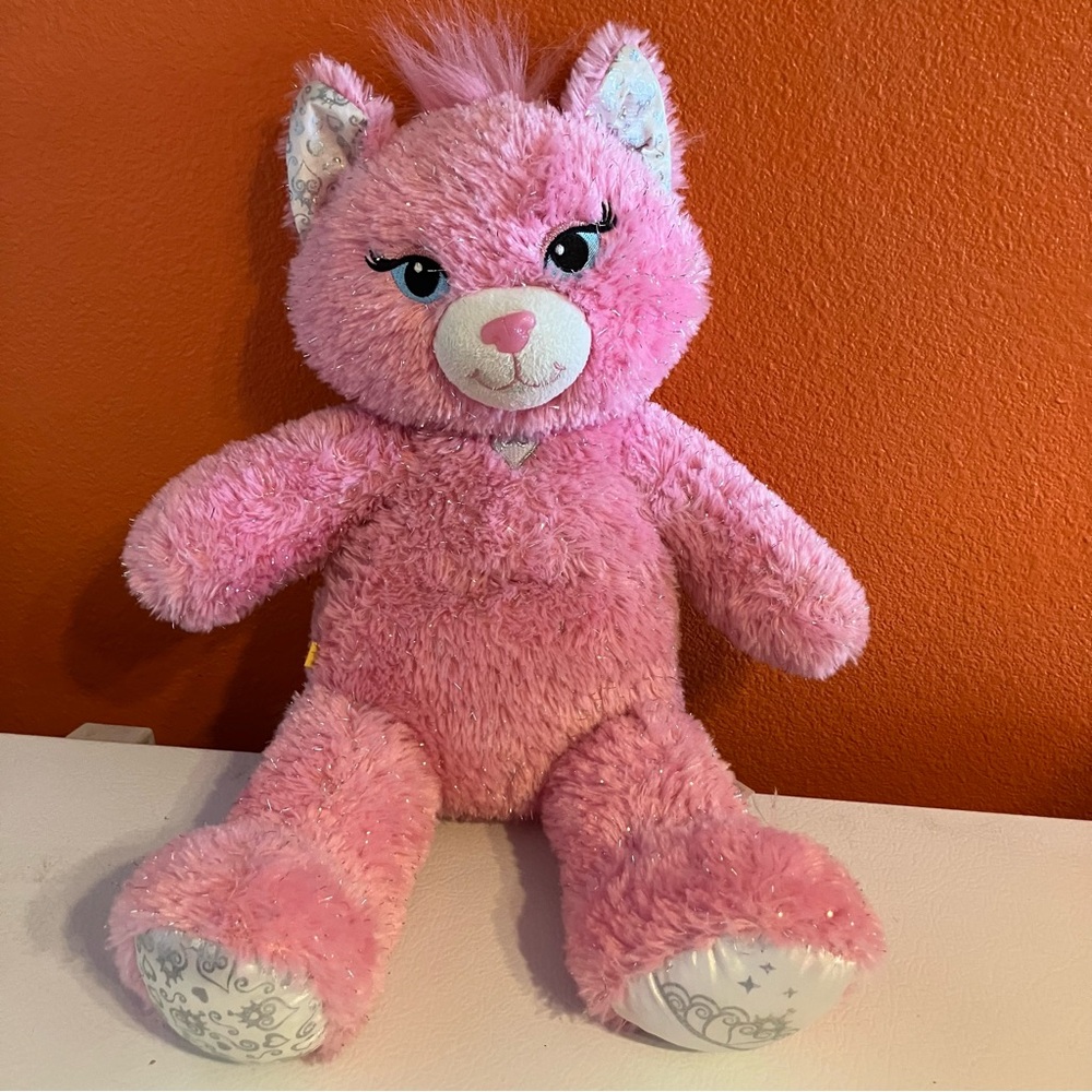 Build-A-Bear Pink Purrincess‎ with Heart Insert